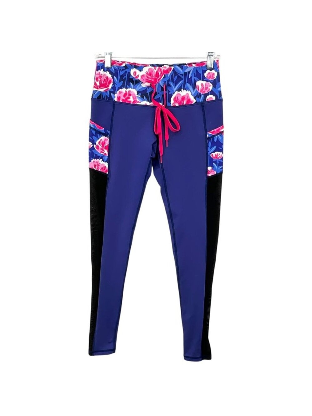 Popflex Draw The Line Peony Garden Womens 4 Multicolor Pockets Ballet Mesh